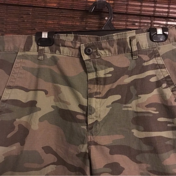 Dickies Camo Shorts Mens 36  Green Relaxed Fit Outdoors Hiking Camping Stretch - Picture 5 of 5